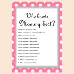 Free Baby Shower Game   Who Knows Mommy Best | Seuntjie Babyshower   Free Printable Baby Shower Games Who Knows Mommy The Best