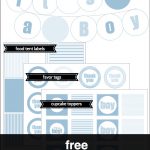 Free Baby Shower Printables | Shower That Baby   Free Printable Baby Shower Decorations For A Boy