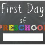 Free Back To School Printable Chalkboard Signs For First Day Of   First Day Of Fourth Grade Free Printable