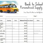 Free Back To School Supplies Printable Walmart List   Price Match At   Free Printable Coupons For School Supplies At Walmart
