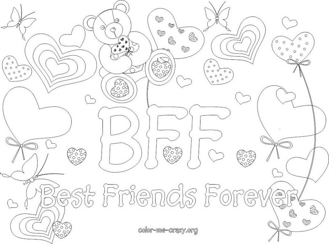 Free Bff Coloring Pages To Print For Kids. Description From - Free Printable Bff Coloring Pages