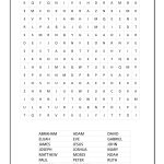 Free Bible Word Search For Kids. Free And Printable! | Kids   Free Printable Bible Games For Kids