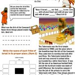 Free Bible Worksheet   The Tabernacle | Moses | Pinterest | Bible   Free Printable Pictures Of The Tabernacle
