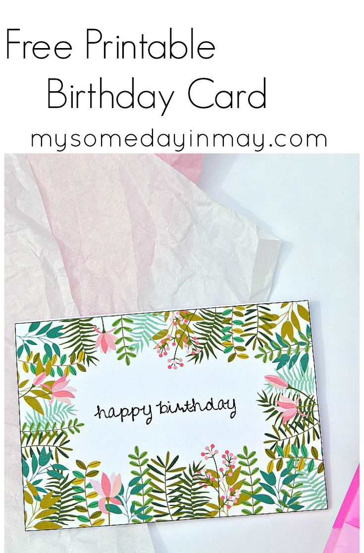 Free Birthday Card | Birthday Ideas | Free Printable Birthday Cards - Free Printable Birthday Cards For Adults