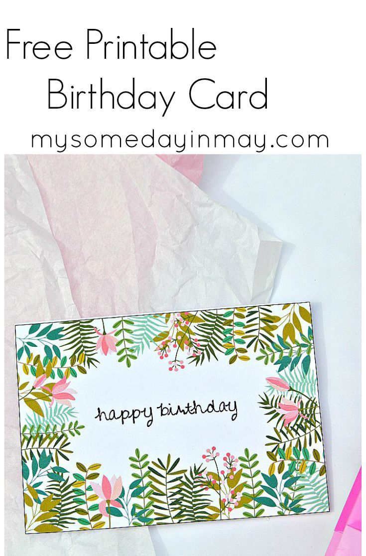 Free Birthday Card | Birthday Ideas | Free Printable Birthday Cards - Free Printable Cards