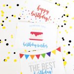 Free Birthday Printables   Eighteen25   Free Printable Bday Cards