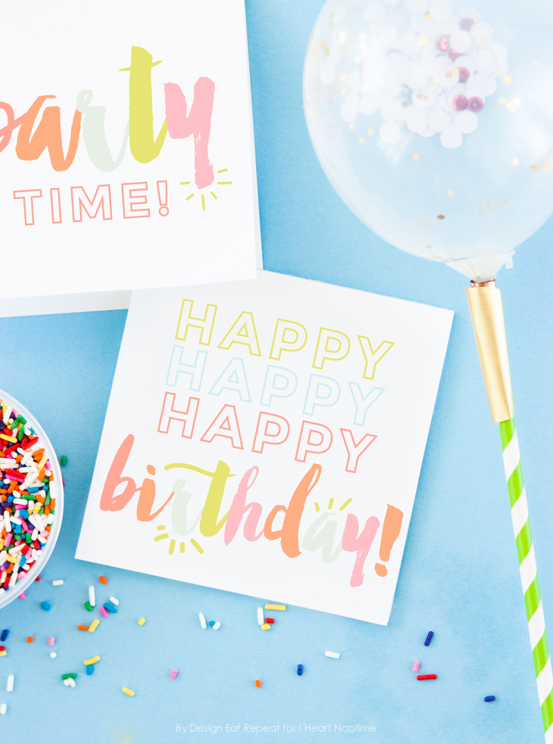 Free Birthday Printables - Eighteen25 - Free Printable Birthday Tags