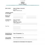 Free Blank Resume Form Printable | Mbm Legal   Free Blank Resume Forms Printable