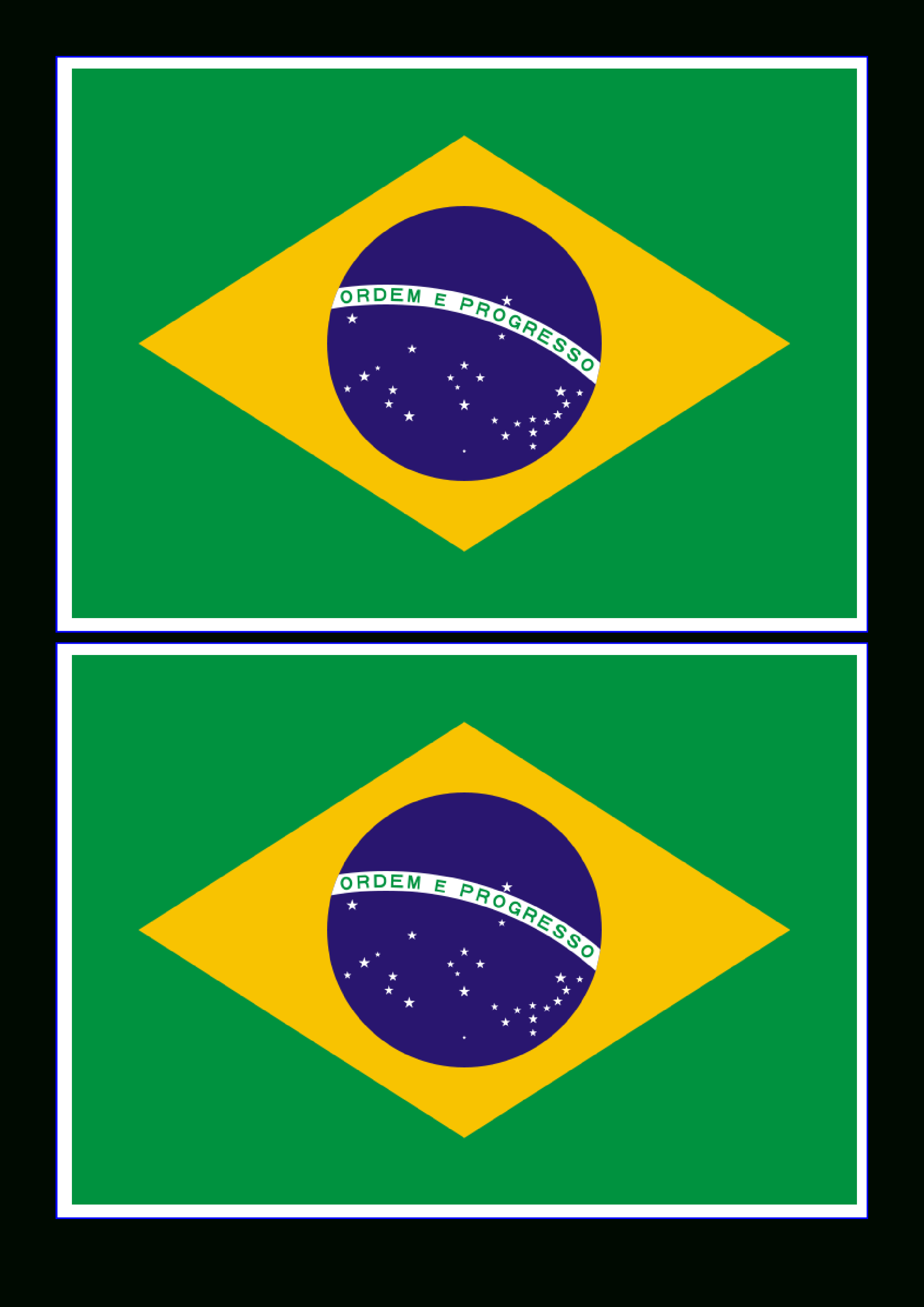 Free Brazil Flag | Templates At Allbusinesstemplates - Free Printable Brazil Flag
