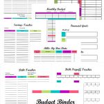 Free Budget Binder: 20+ Budgeting Printables To Transform Your   Free Printable Budget Binder Worksheets