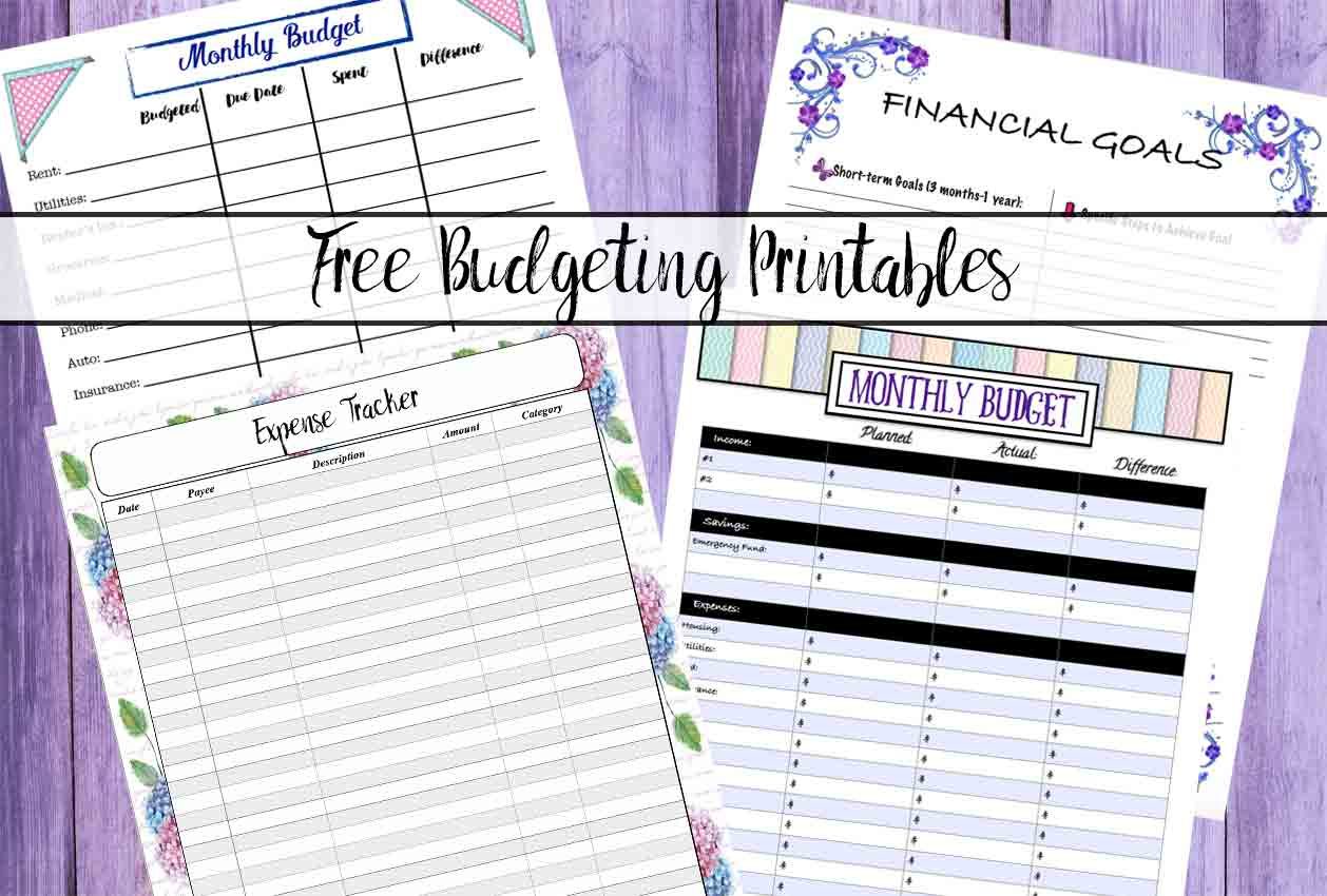 Free Budgeting Printables: Expense Tracker, Budget, &amp;amp; Goal-Setting - Free Printable Daily Expense Tracker