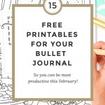 Free Bullet Journal Printables February 2017   Wundertastisch   Free Printable Journal Templates