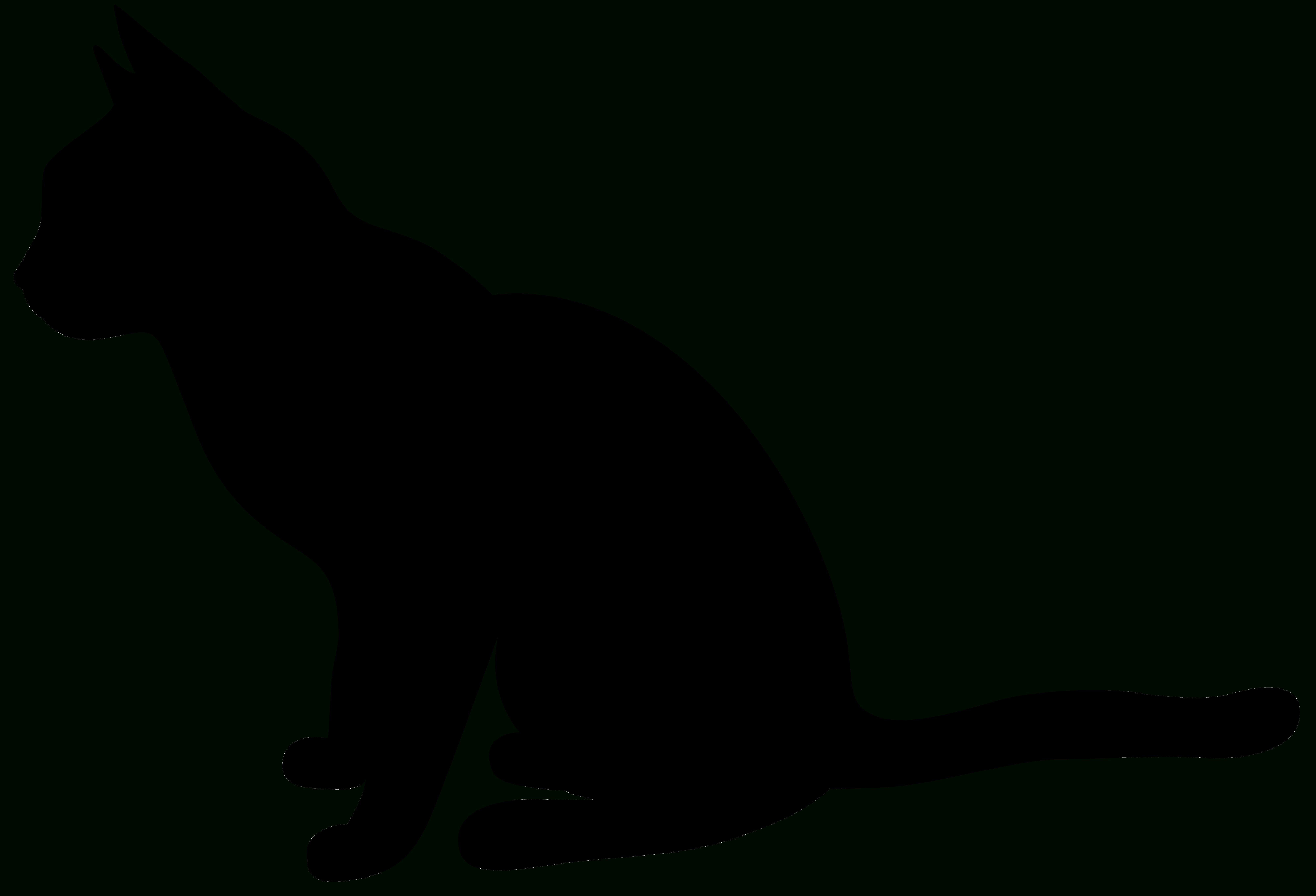 Free Cat Silhouette Cliparts, Download Free Clip Art, Free Clip Art - Free Printable Cat Silhouette