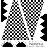 Free Checkered Flag Printables & More | Drayden's 6Th Birthday | Hot   Free Printable Checkered Flag Banner