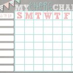 Free Chore Chart Printables. Boy And Girl Versions That'll Look   Free Printable Chore List For Teenager