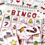 Free Christmas Bingo Game Printable   Christmas Bingo Game Printable Free