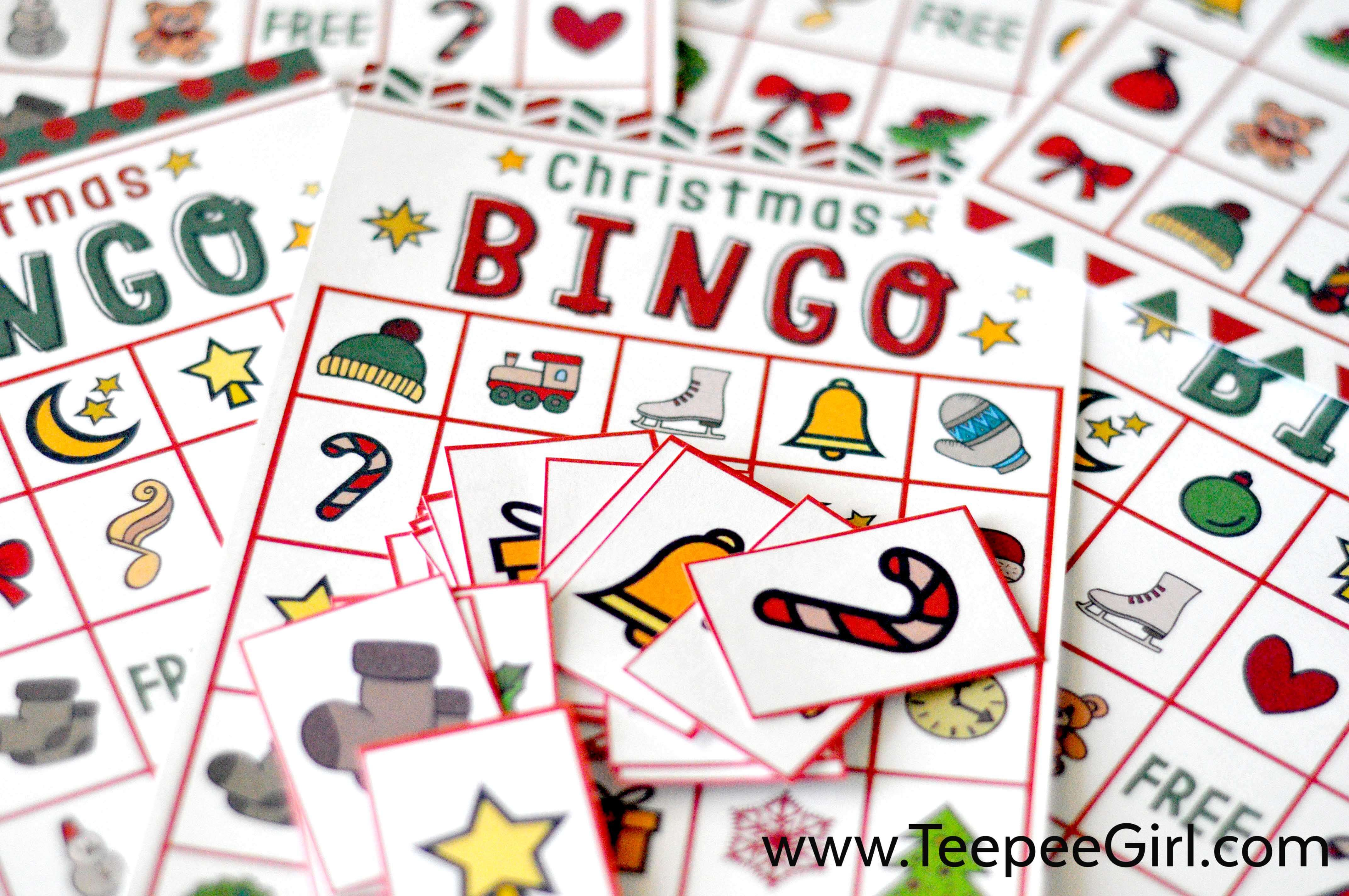 Free Christmas Bingo Game Printable - Christmas Bingo Game Printable Free