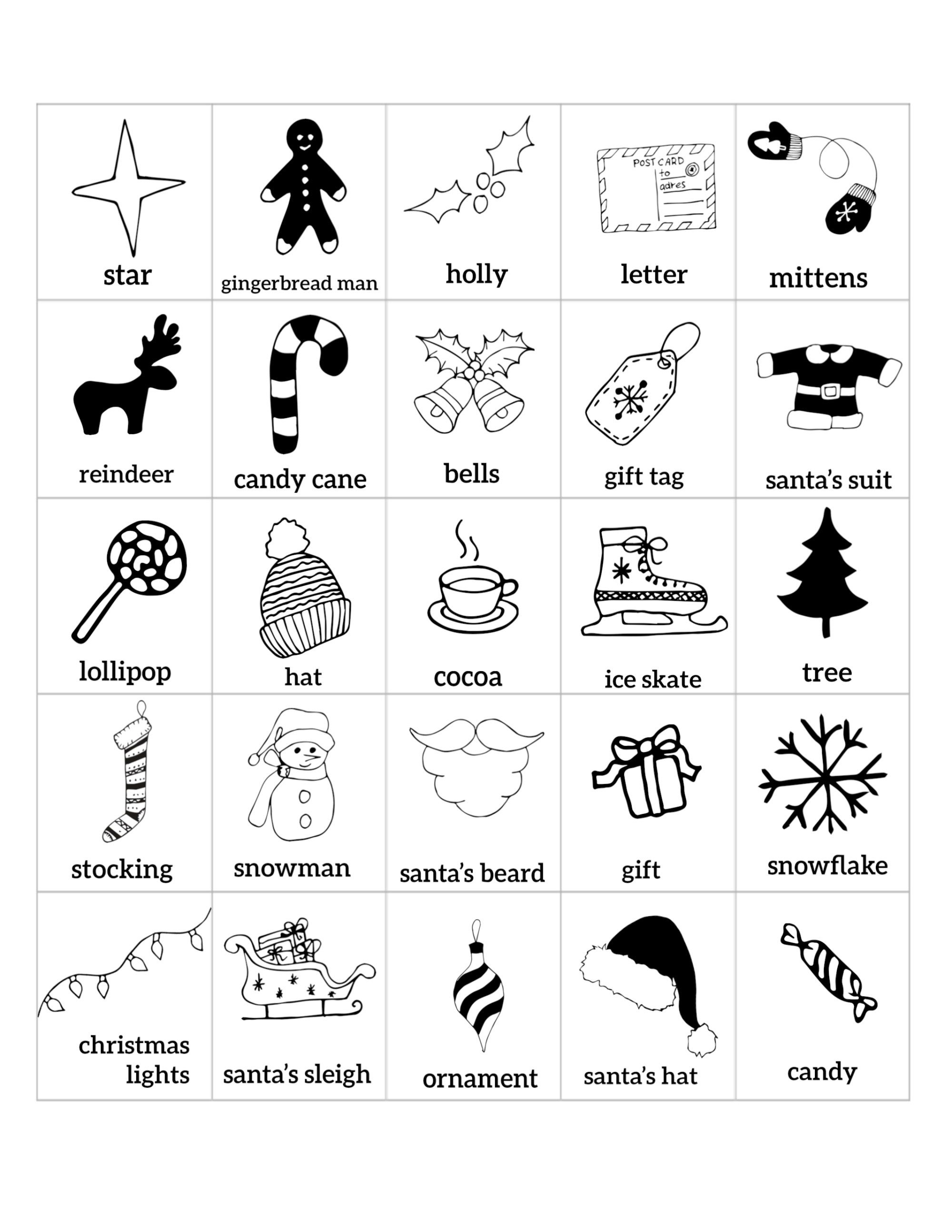 Free Christmas Bingo Printable Cards | Christmas | Pinterest - Free Printable Christmas Bingo Cards