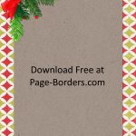 Free Christmas Border | Customize Online | Personal & Commercial Use   Free Printable Christmas Border Paper