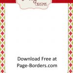 Free Christmas Border | Customize Online | Personal & Commercial Use   Free Printable Christmas Border Paper