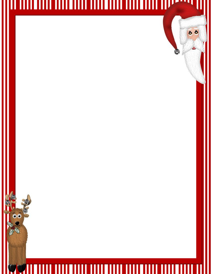 Free Christmas Paper Computer | Christmas Free-Stationery - Free Printable Santa Paper