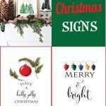 Free Christmas Printable Signs Roundup | Mandy's Party Printables   Free Printable Christmas Party Signs