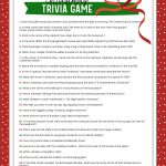 Free Christmas Trivia Game | Lil' Luna   Free Printable Christmas Games For Adults