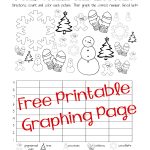 Free Christmas/winter Graphing Worksheet (Kindergarten, First Grade   Free Printable Graphs For Kindergarten