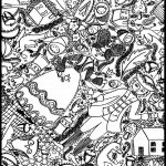 Free Coloring Page «Coloring Doodle Art Doodling 4». | Adult   Free Printable Doodle Art Coloring Pages