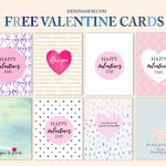 Free Cool Valentine Cards To Print: New Designs!   Free Printable Valentines Day Cards