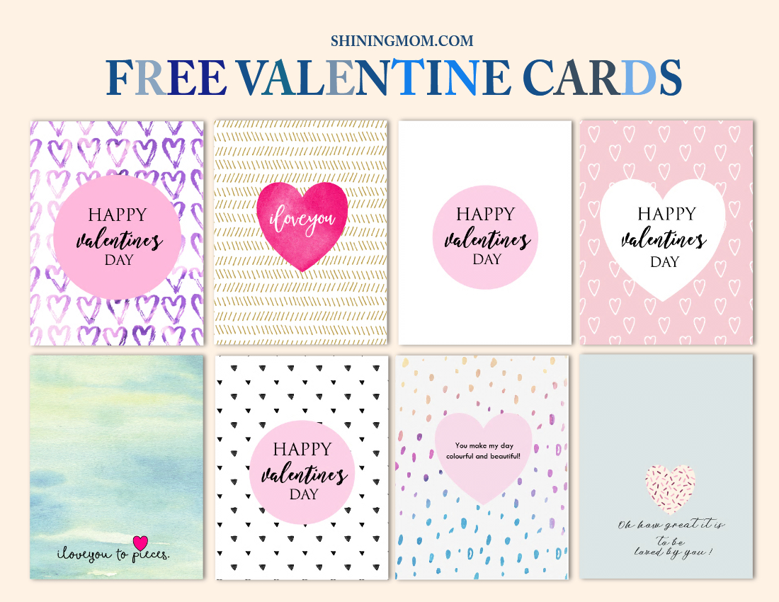 Free Cool Valentine Cards To Print: New Designs! - Free Printable Valentines Day Cards