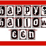 Free Creepy Halloween Printables | Nightmare Before Christmas   Free Printable Halloween Banner