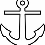 Free Cross Anchor Clipart Pertaining To Free Printable Anchor   Free Printable Anchor Template