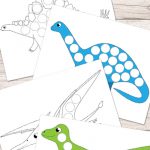 Free Dinosaurs Do A Dot Printables   Easy Peasy Learners   Do A Dot Art Pages Free Printable