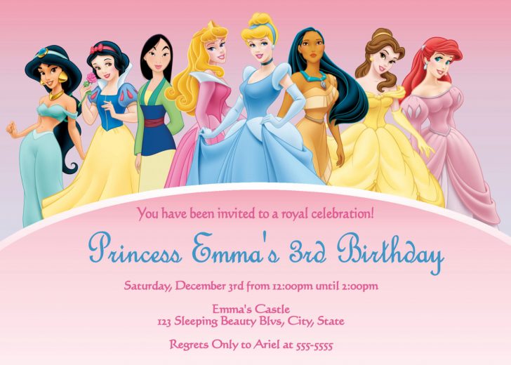 Free Disney Invitation Templates - Free Printable Disney Invitations ...