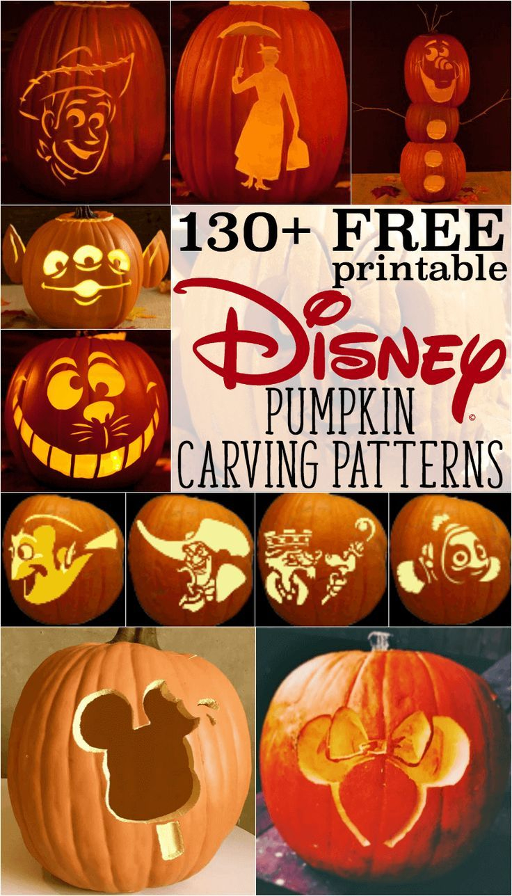 Free Disney Pumpkin Stencils: Over 130 Printable Pumpkin Carving - Free Online Pumpkin Carving Patterns Printable