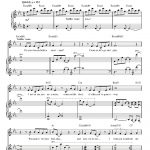 Free Do You Want To Build A Snowman Frozen Ost Sheet Music Preview 1   Frozen Piano Sheet Music Free Printable