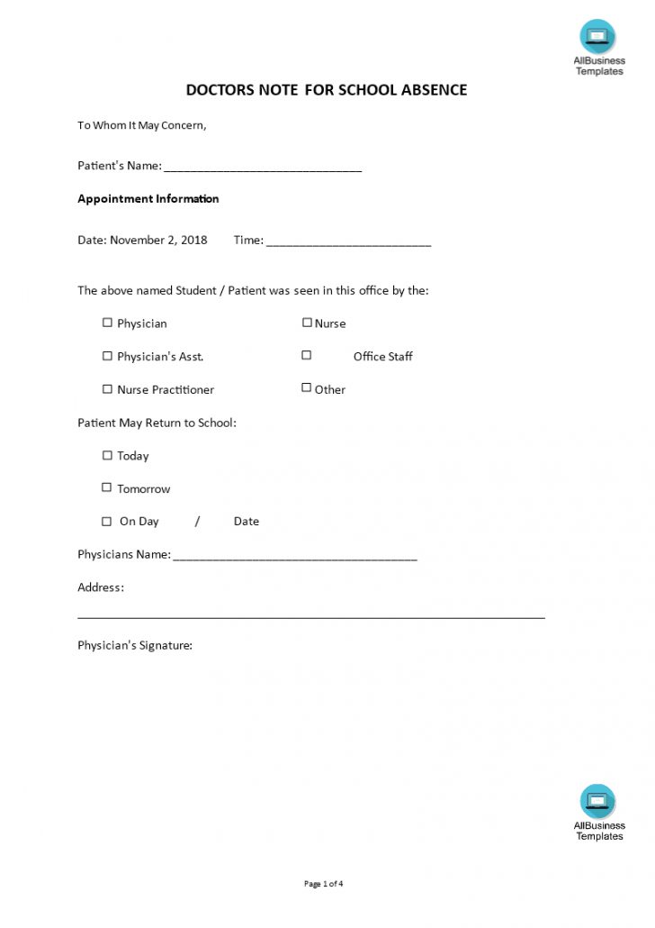 free-doctors-note-for-school-absence-template-templates-at-doctor