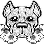 Free Dog Coloring Pages For Adults | Free Printable Coloring Pages   Colouring Pages Dogs Free Printable