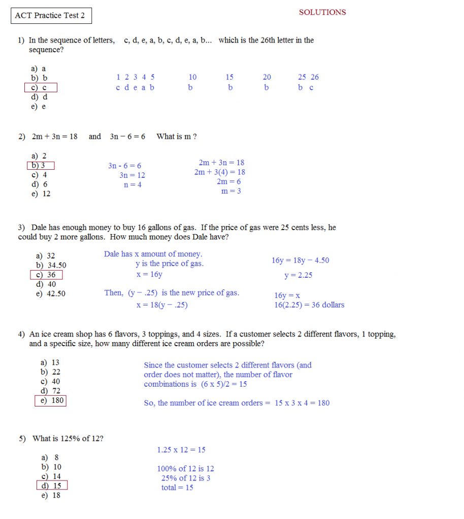 asvab math practice tests