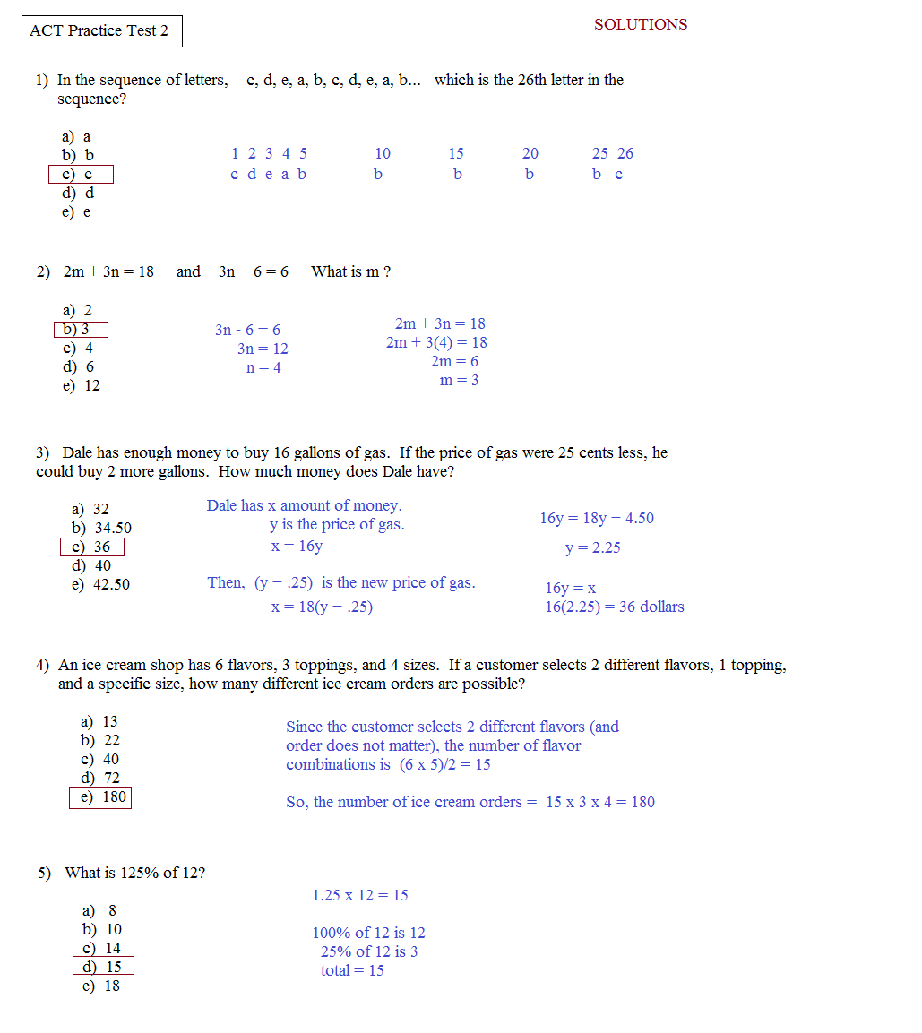 Free Downloadable Asvab Test Free Printable Asvab Math Practice Test Free Printable