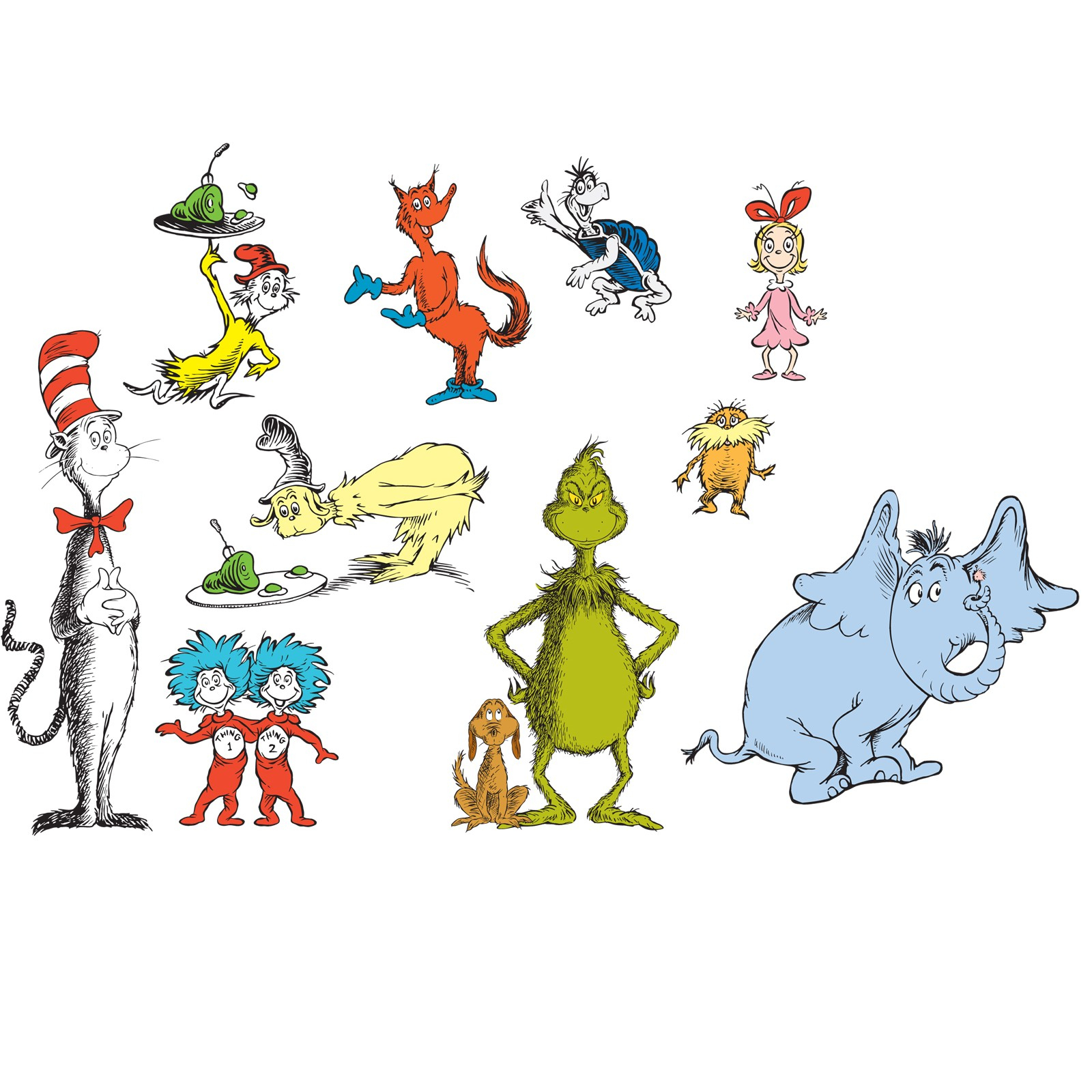 Free Dr. Seuss Characters, Download Free Clip Art, Free Clip Art On - Free Printable Pictures Of Dr Seuss Characters