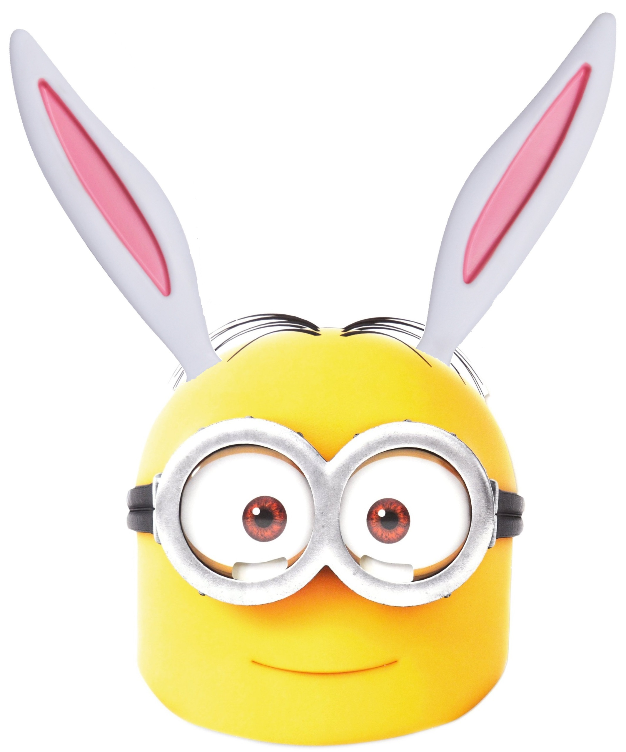 Free Easter Minion Bunny Mask Printable | Inkntoneruk Blog - Free Printable Easter Masks