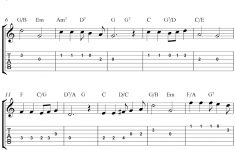 Free Easy Guitar Tablature Sheet Music Score, Land Of Hope And Glory – Free Printable Sheet Music Pomp And Circumstance