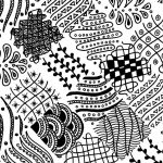 Free Easy Zentangle Pattern   One Platform For Digital Solutions   Free Printable Zentangle Templates