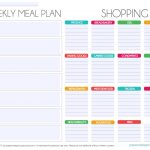 Free Editable Menu Plan And Grocery List! | Passionate Penny Pincher   Free Printable Grocery List And Meal Planner