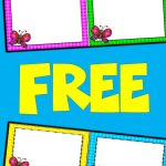 Free Editable Spring Card Templates | Butterflies | Pinterest   Free Printable Blank Task Cards