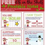 Free Elf On The Shelf Notes. | Holiday Inspirations! | Elf On The   Free Printable Elf On The Shelf Notes