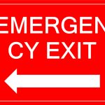 Free Emergency Exit Sign With Arrow | Templates At   Free Printable Exit Signs With Arrow