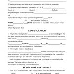 Free Eviction Notice Forms   Notices To Quit   Pdf | Word | Eforms   Free Printable Eviction Notice Pa